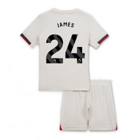 Dětské fotbalový komplet Chelsea Reece James #24 Venkovní košile 2025-26 Krátkým Rukávem